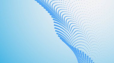 Arkaplan veya sunum için mavi gradyan yarım ton soyut arkaplan