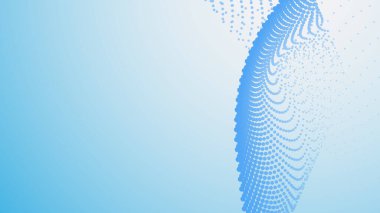 Arkaplan veya sunum için mavi gradyan yarım ton soyut arkaplan