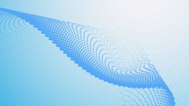 Arkaplan veya sunum için mavi gradyan yarım ton soyut arkaplan