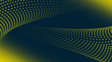 Arkaplan veya sunum için gradyan soyut arkaplan ile sarı yarım ton