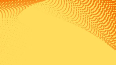 Arkaplan veya sunum için gradyan soyut arkaplan ile sarı yarım ton