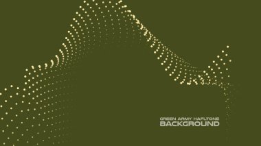 Arkaplan veya sunum için yeşil ordu yarım ton soyut arkaplan