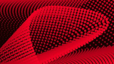 Koyu Kırmızı YarıTonlama Arkaplan ya da Sunum İçin Soyut Arkaplan