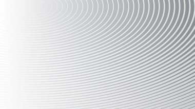 Arkaplan veya sunum için gradyanı olan soyut gri çizgi çemberi