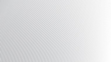 Arkaplan veya sunum için gradyanı olan soyut gri çizgi çemberi