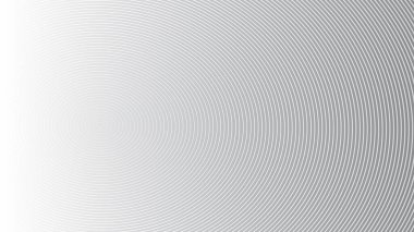 Arkaplan veya sunum için gradyanı olan soyut gri çizgi çemberi