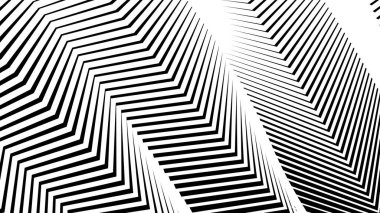 Black and white seamless zig zag pattern abstract background