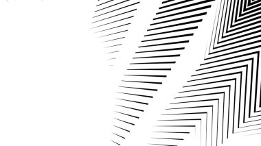 Siyah ve beyaz dikişsiz zig zag deseni soyut arkaplan