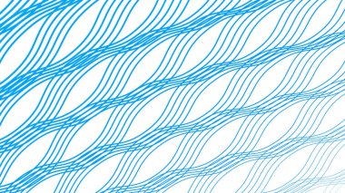 Dikensiz zig zag çizgisi desenli mavi soyut