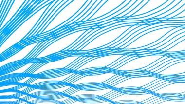 Dikensiz zig zag çizgisi desenli mavi soyut