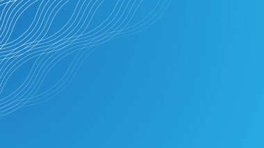 Dikensiz zig zag çizgisi desenli mavi soyut