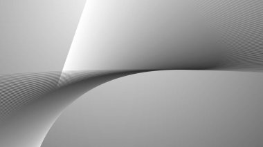 Arkaplan veya sunum için eğri çizgili gri soyut arkaplan