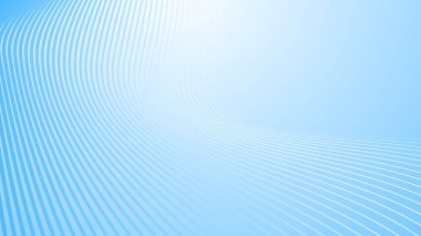 Arkaplan için eğri çizgileri olan mavi beyaz eğimli soyut arkaplan