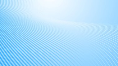 Arkaplan için eğri çizgileri olan mavi beyaz eğimli soyut arkaplan