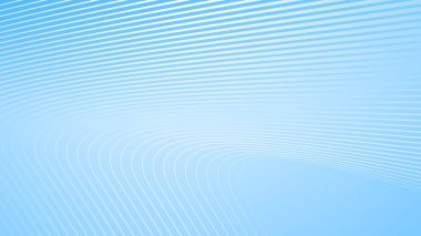 Arkaplan için eğri çizgileri olan mavi beyaz eğimli soyut arkaplan