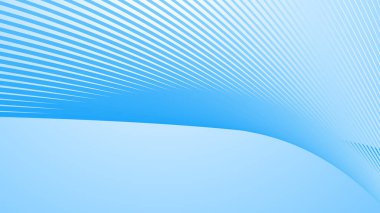 Arkaplan için eğri çizgileri olan mavi beyaz eğimli soyut arkaplan