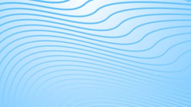 Arkaplan için eğri çizgileri olan mavi beyaz eğimli soyut arkaplan