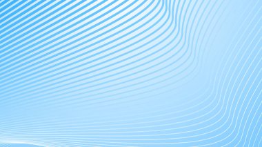 Arkaplan için eğri çizgileri olan mavi beyaz eğimli soyut arkaplan