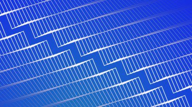 Mavi zig zag deseni soyut vektör arkaplanı