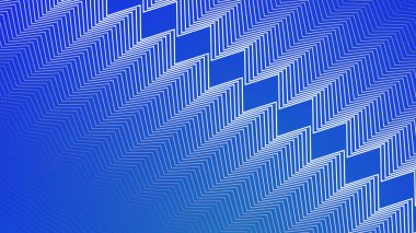 Mavi zig zag deseni soyut vektör arkaplanı