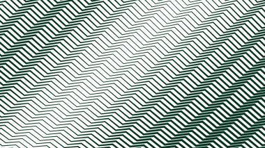 Koyu yeşil zig zag desenli çizgili çizgi soyut arkaplan