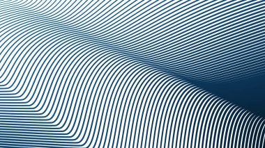 Mavi çizgili çizgi deseni arkaplan veya kumaş biçimi için soyut arkaplan