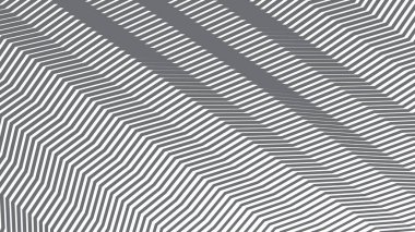 Arkaplan veya sunum için gri zig zag dikişsiz çizgi deseni soyut arkaplan