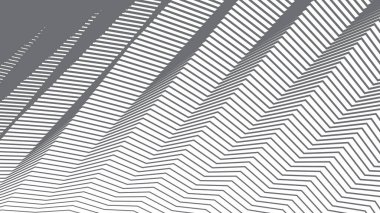 Arkaplan veya sunum için gri zig zag dikişsiz çizgi deseni soyut arkaplan