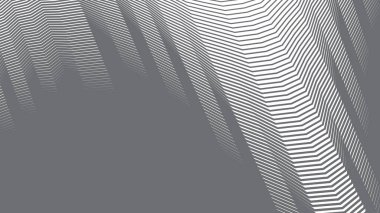 Arkaplan veya sunum için gri zig zag dikişsiz çizgi deseni soyut arkaplan