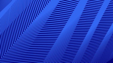 Mavi gökyüzü zig zag çizgileri arkaplan veya kumaş tarzı için soyut arkaplan