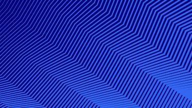 Mavi gökyüzü zig zag çizgileri arkaplan veya kumaş tarzı için soyut arkaplan