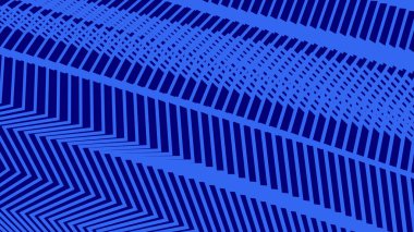 Mavi gökyüzü zig zag çizgileri arkaplan veya kumaş tarzı için soyut arkaplan