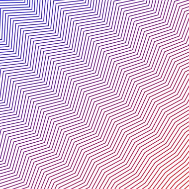 Kırmızı mavi zig zag çizgili çizgi desensiz soyut arkaplan