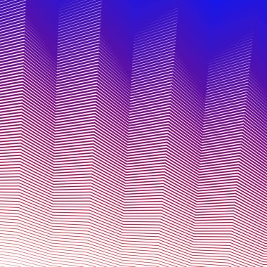 Kırmızı mavi zig zag çizgili çizgi desensiz soyut arkaplan