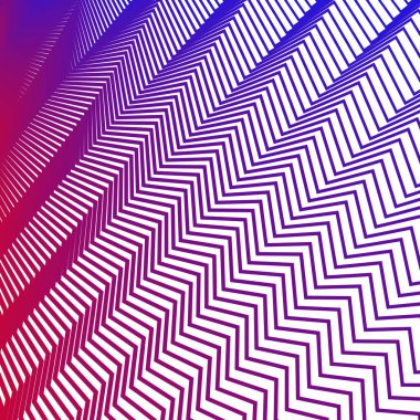 Kırmızı mavi zig zag çizgili çizgi desensiz soyut arkaplan