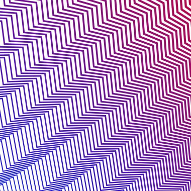 Kırmızı mavi zig zag çizgili çizgi desensiz soyut arkaplan