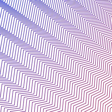 Kırmızı mavi zig zag çizgili çizgi desensiz soyut arkaplan