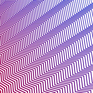 Kırmızı mavi zig zag çizgili çizgi desensiz soyut arkaplan