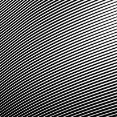 Siyah ve beyaz çizgiler eğri çizgi şablon görüntüsü