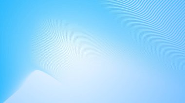 Çizgili çizgi çizgi vektör görüntüsü ile derin gökyüzü mavisi gradyan arkaplan