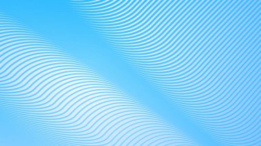 Çizgili çizgi çizgi vektör görüntüsü ile derin gökyüzü mavisi gradyan arkaplan