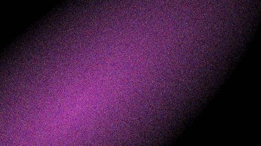 Arkaplanda tahıl gürültüsü etkisi olan soyut mor tanecikli gradyan