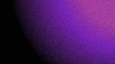Arkaplanda tahıl gürültüsü etkisi olan soyut mor tanecikli gradyan