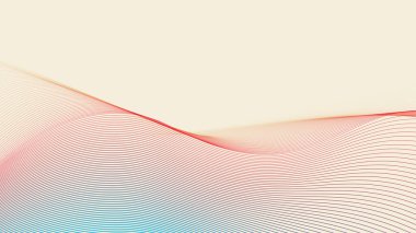 Renkli eğri çizgili sarı kozmik latte soyut arkaplan çizgisi