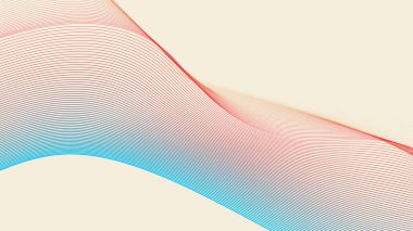 Renkli eğri çizgili sarı kozmik latte soyut arkaplan çizgisi