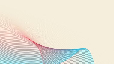 Renkli eğri çizgili sarı kozmik latte soyut arkaplan çizgisi