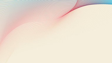 Renkli eğri çizgili sarı kozmik latte soyut arkaplan çizgisi