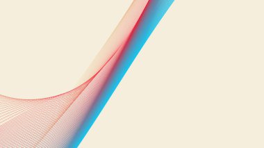 Renkli eğri çizgili sarı kozmik latte soyut arkaplan çizgisi