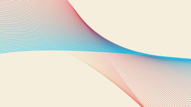 Renkli eğri çizgili sarı kozmik latte soyut arkaplan çizgisi