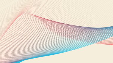 Renkli eğri çizgili sarı kozmik latte soyut arkaplan çizgisi